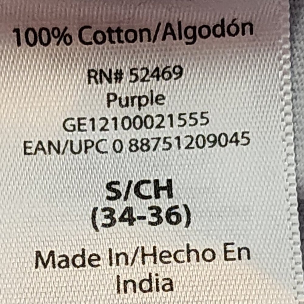 George Brand Purple Cotton Short Sleeve Pocket Front Polo Shirt Size S 34-36 - Picture 15 of 16